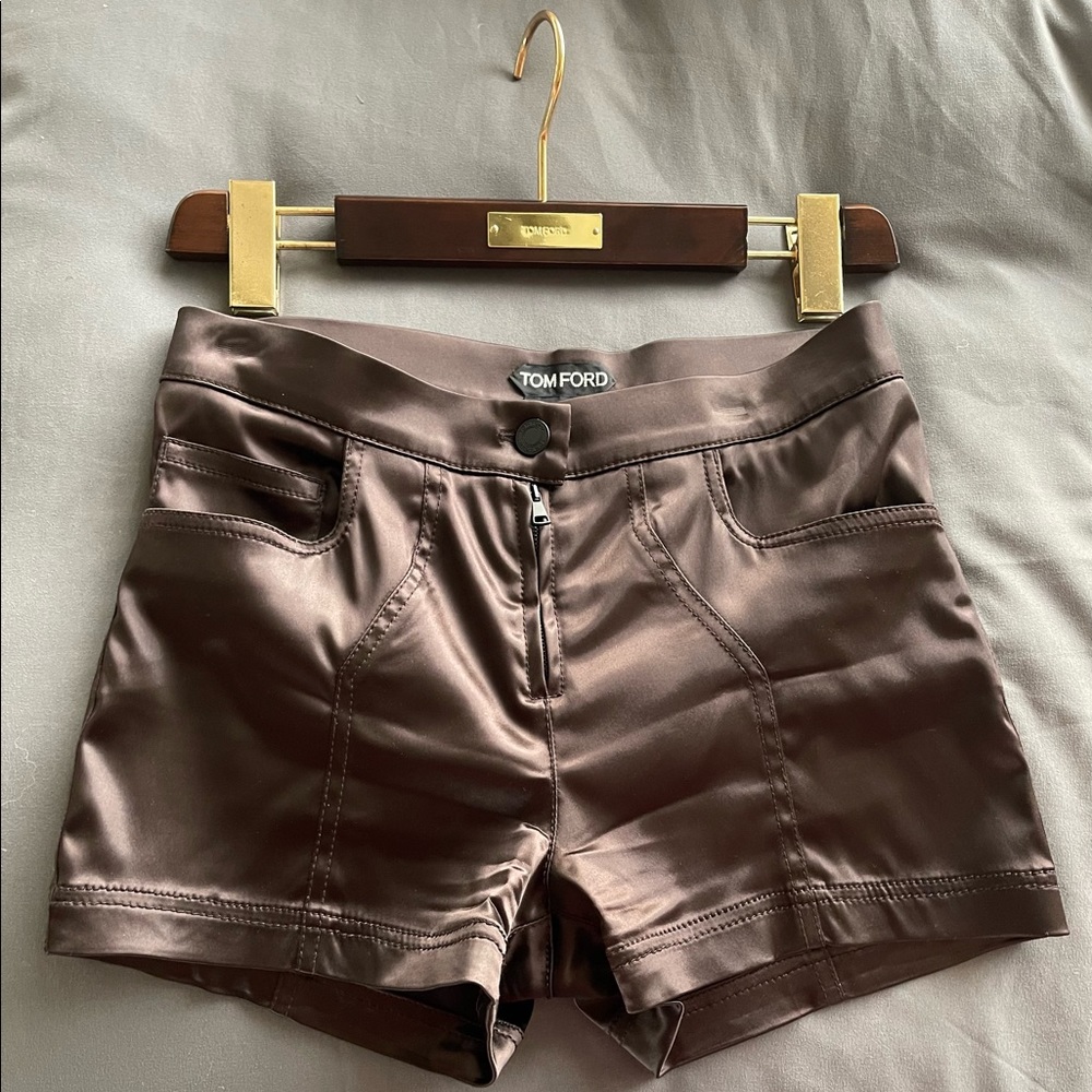 Tom Ford says satin is the new black.